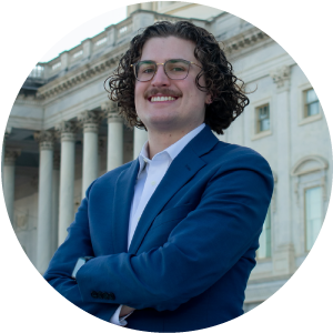 Justyn Zeider standing in front of the United State Capital building in Washington, D.C./