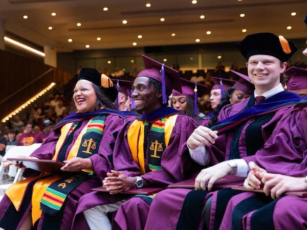 students graduating