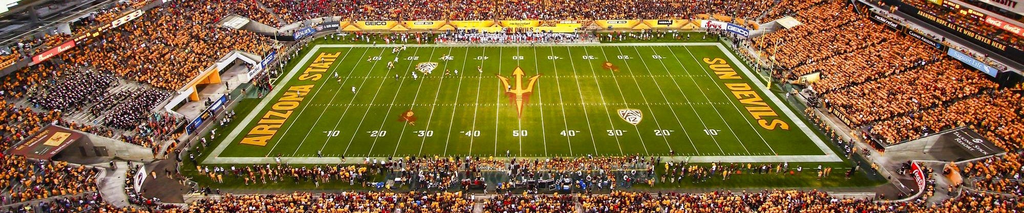 Sun Devil Stadium Wide Shot of Field